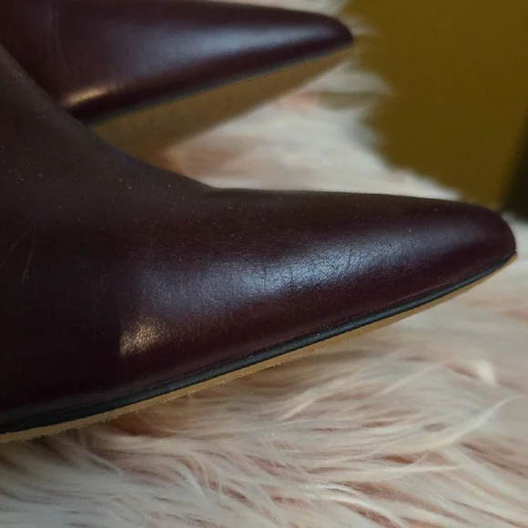 Vince Camuto Brown Ankle Boots with Buckle Straps - Picture 5 of 16